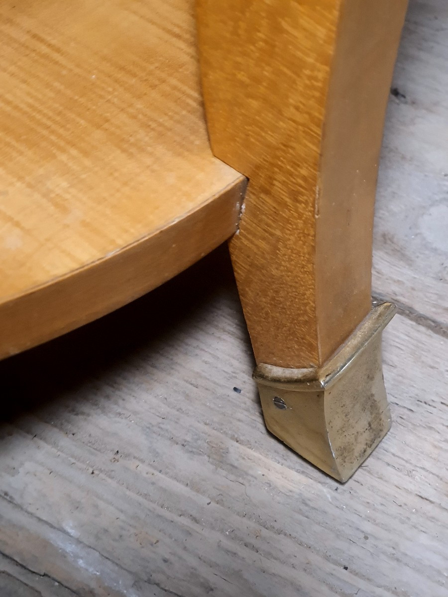 Guéridon art déco esprit Jules Leleu.-photo-4