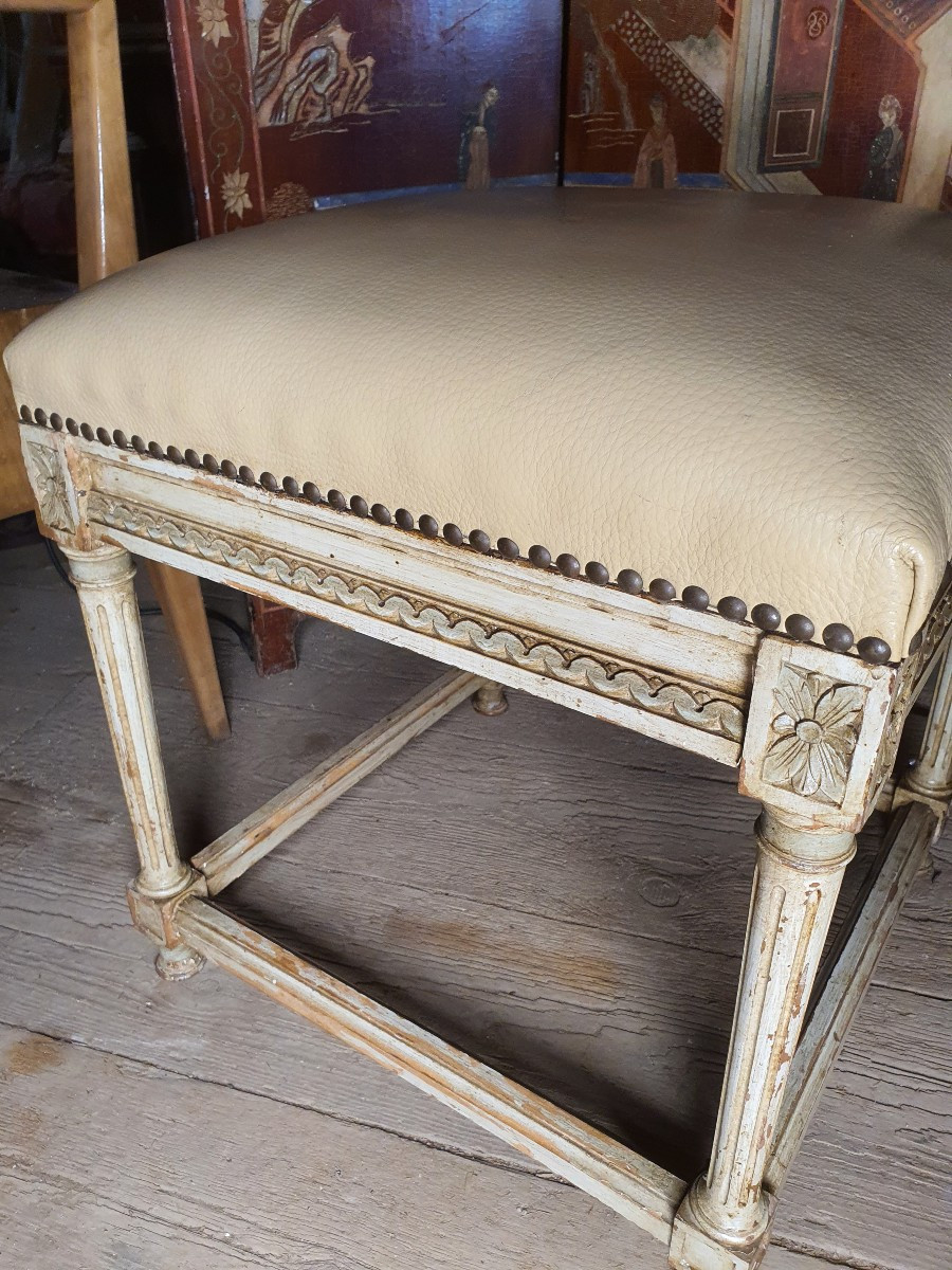 Pair Of Louis XVI Style Stools. -photo-2
