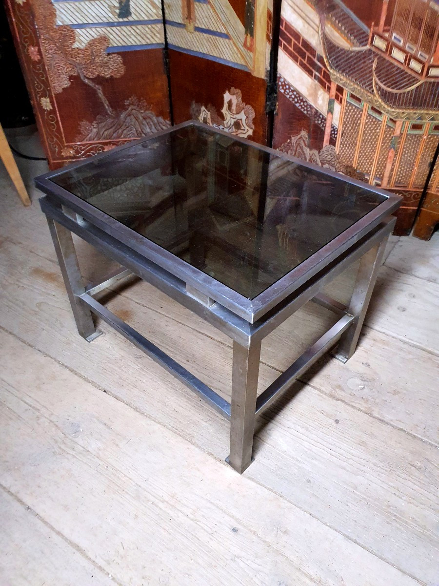 Bout de canapé Guy Lefèvre pour maison Jansen. -photo-2