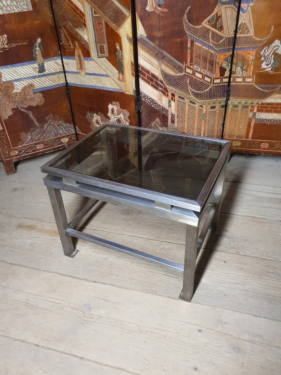 Bout de canapé Guy Lefèvre pour maison Jansen. 