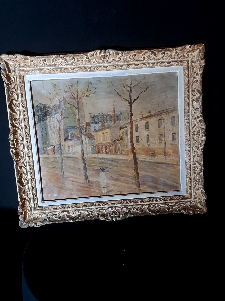 Tableau École de Paris Maurice Blond Ecole polonaise, Russe.-photo-2