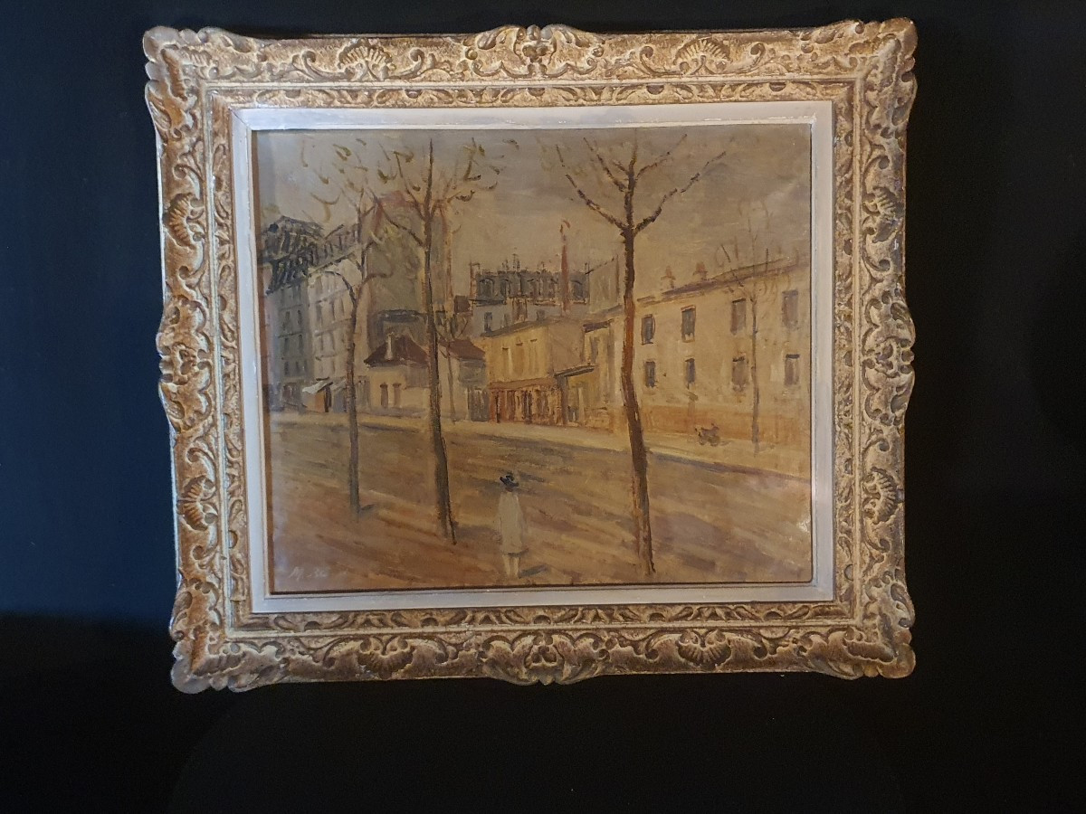 Tableau École de Paris Maurice Blond Ecole polonaise, Russe.