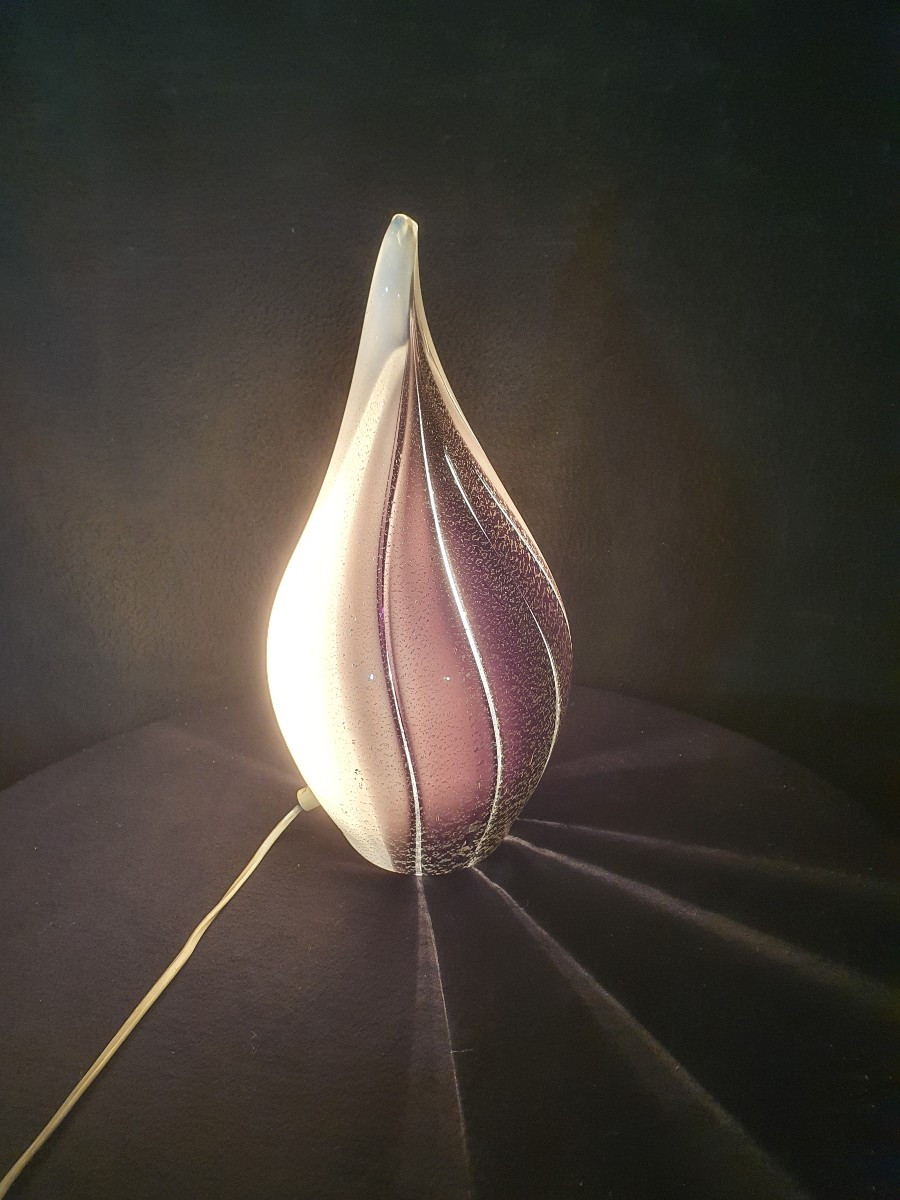 Lampe vintage Murano forme pingouin.-photo-2