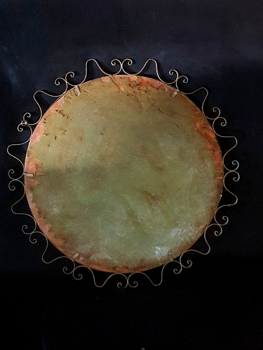 Miroir soleil années 40.-photo-2