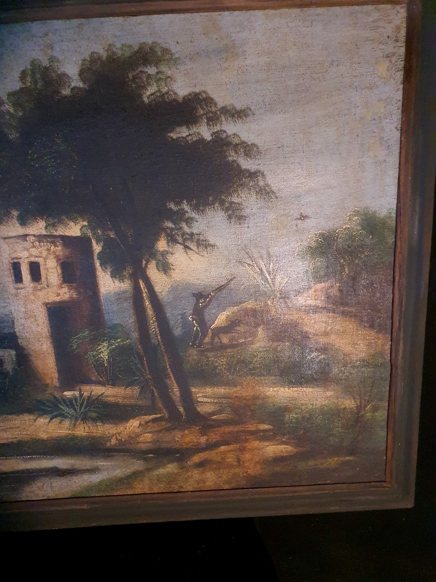 Landscape Painting, Italian School. -photo-3