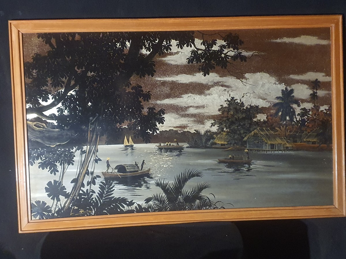 Vietnamese Lacquer Panel -photo-2