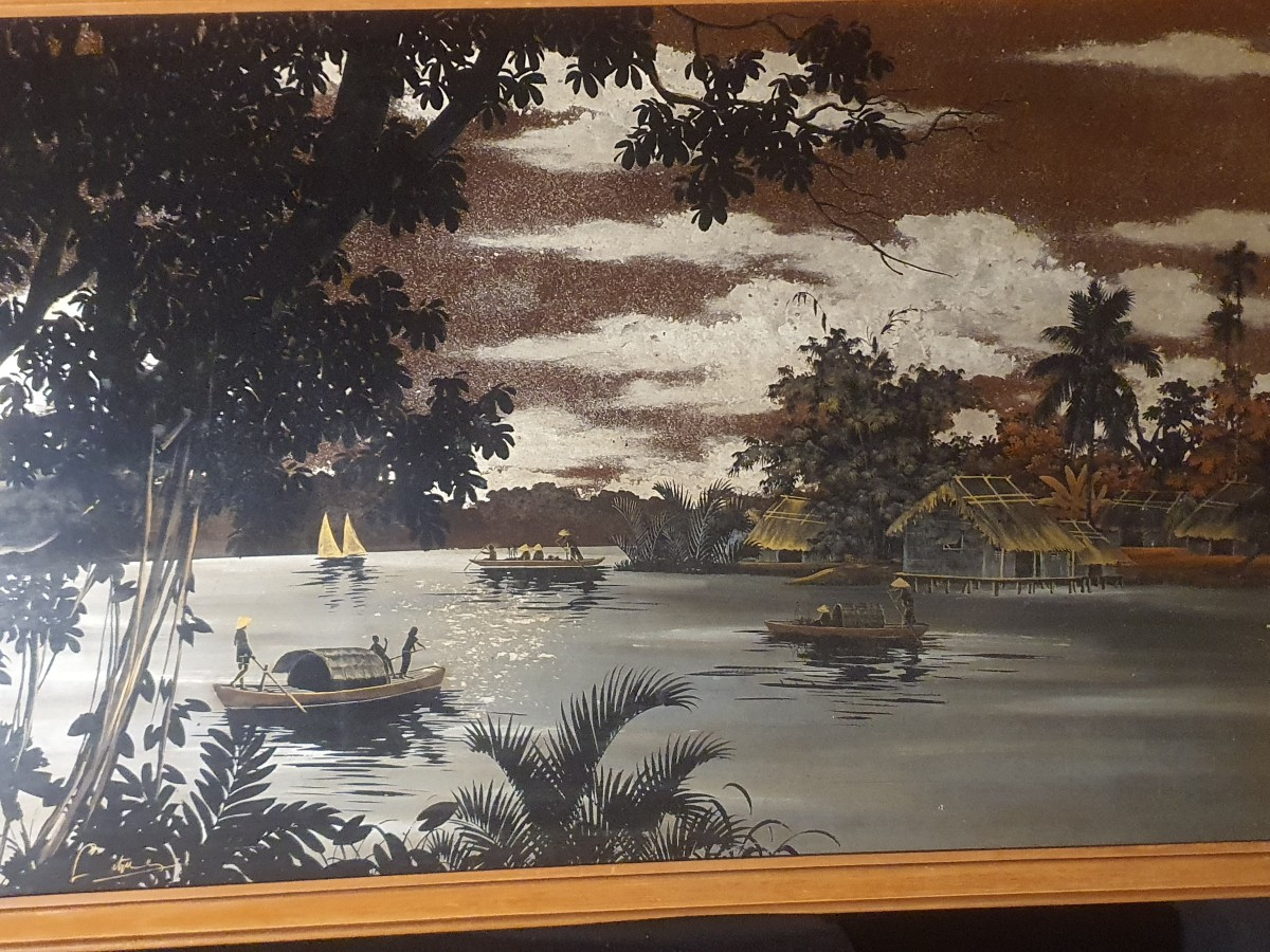 Vietnamese Lacquer Panel -photo-3