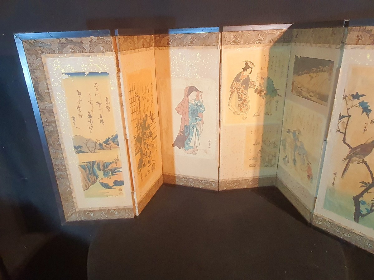 Japanese Screen XIX Century.-photo-2