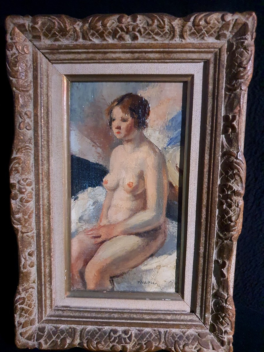 Tableau nu Charles Kvapil.