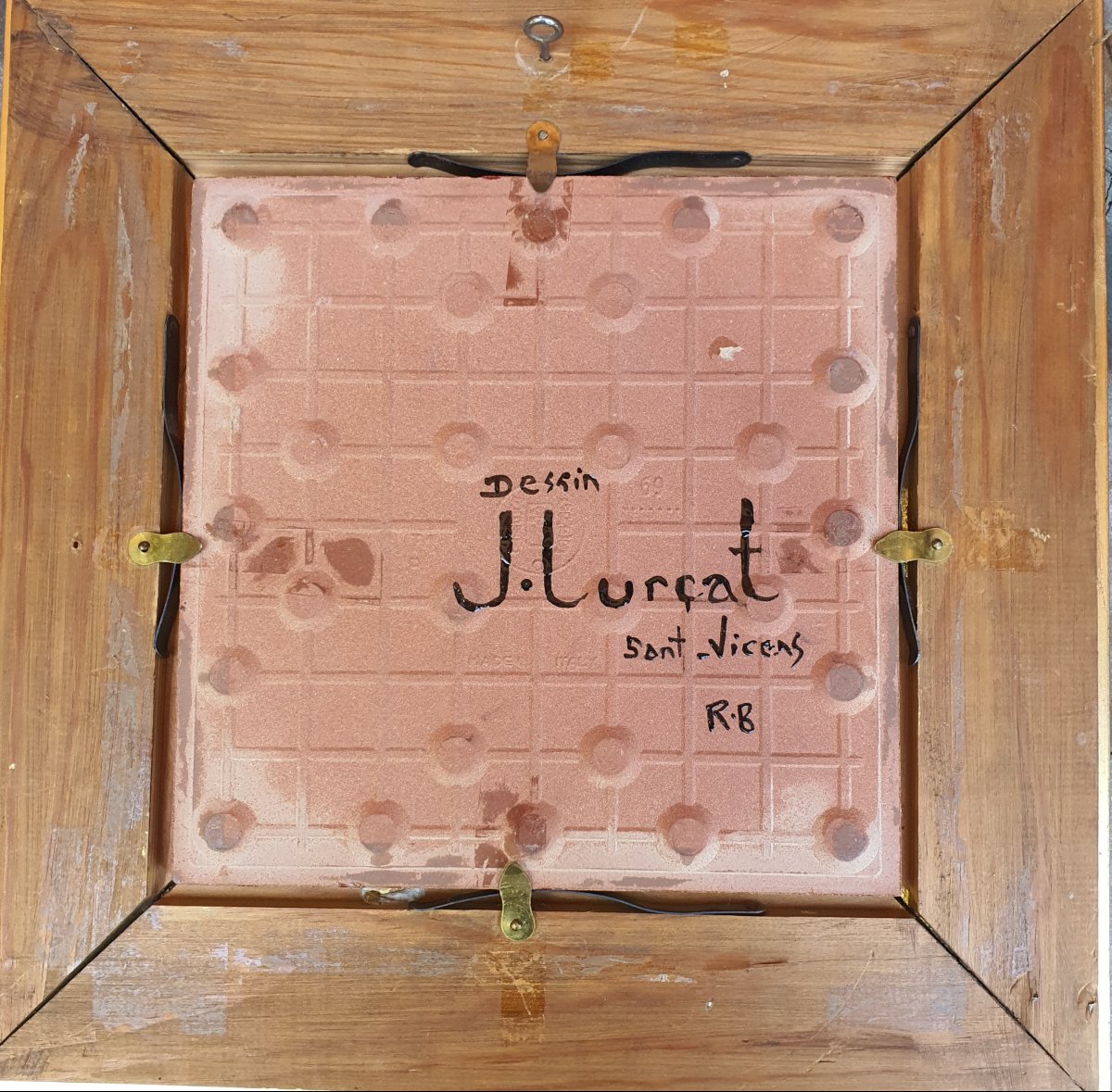 Tableau carreau faïence Jean Lurçat. -photo-4