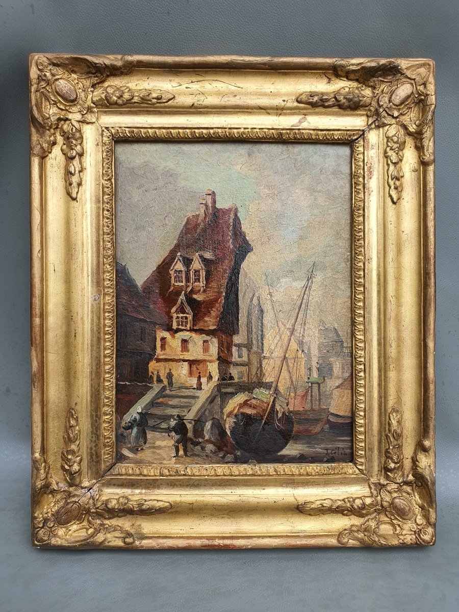 Tableau marine Normandie, Mer du Nord J Colin.-photo-2