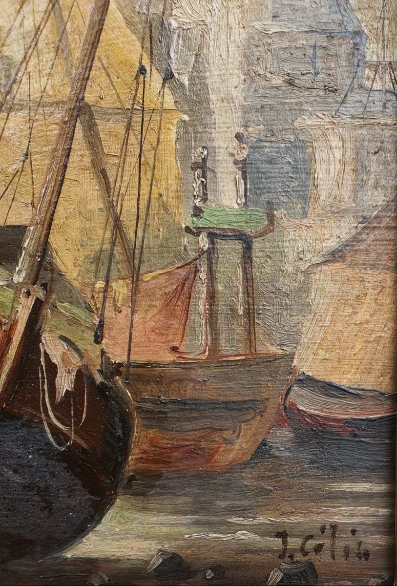 Tableau marine Normandie, Mer du Nord J Colin.-photo-1