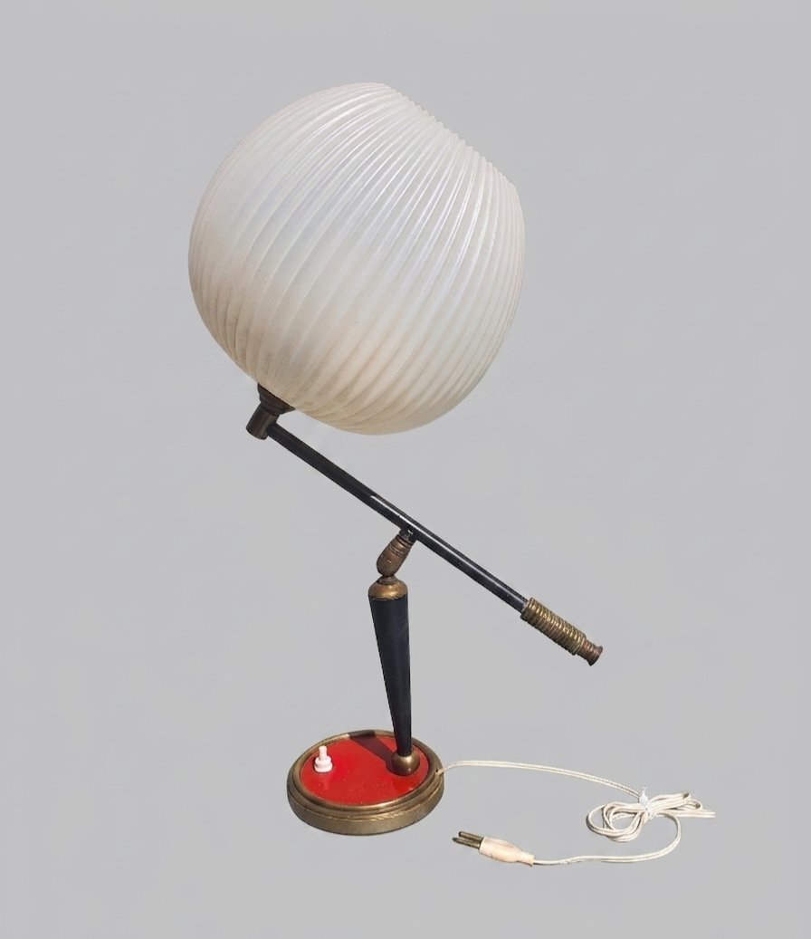 Lampe vintage années 50 esprit Rispal-photo-2