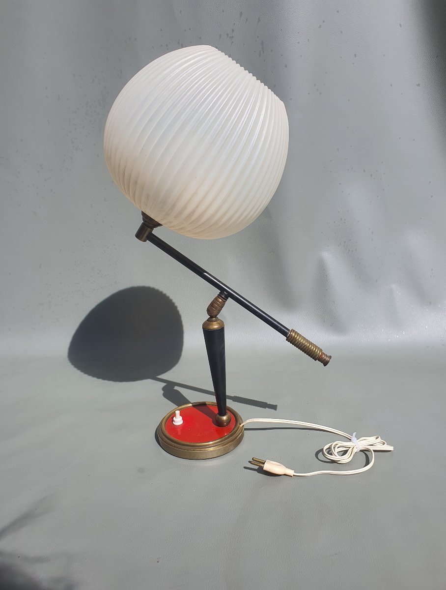 Lampe vintage années 50 esprit Rispal-photo-3