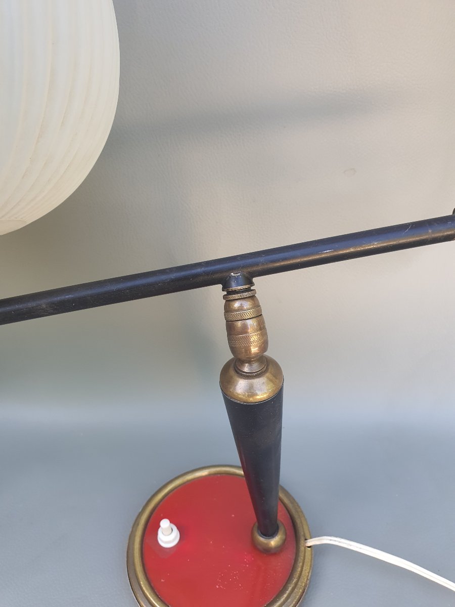 Lampe vintage années 50 esprit Rispal-photo-4