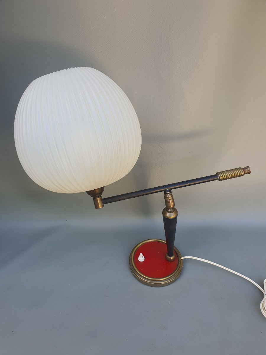Lampe vintage années 50 esprit Rispal-photo-2