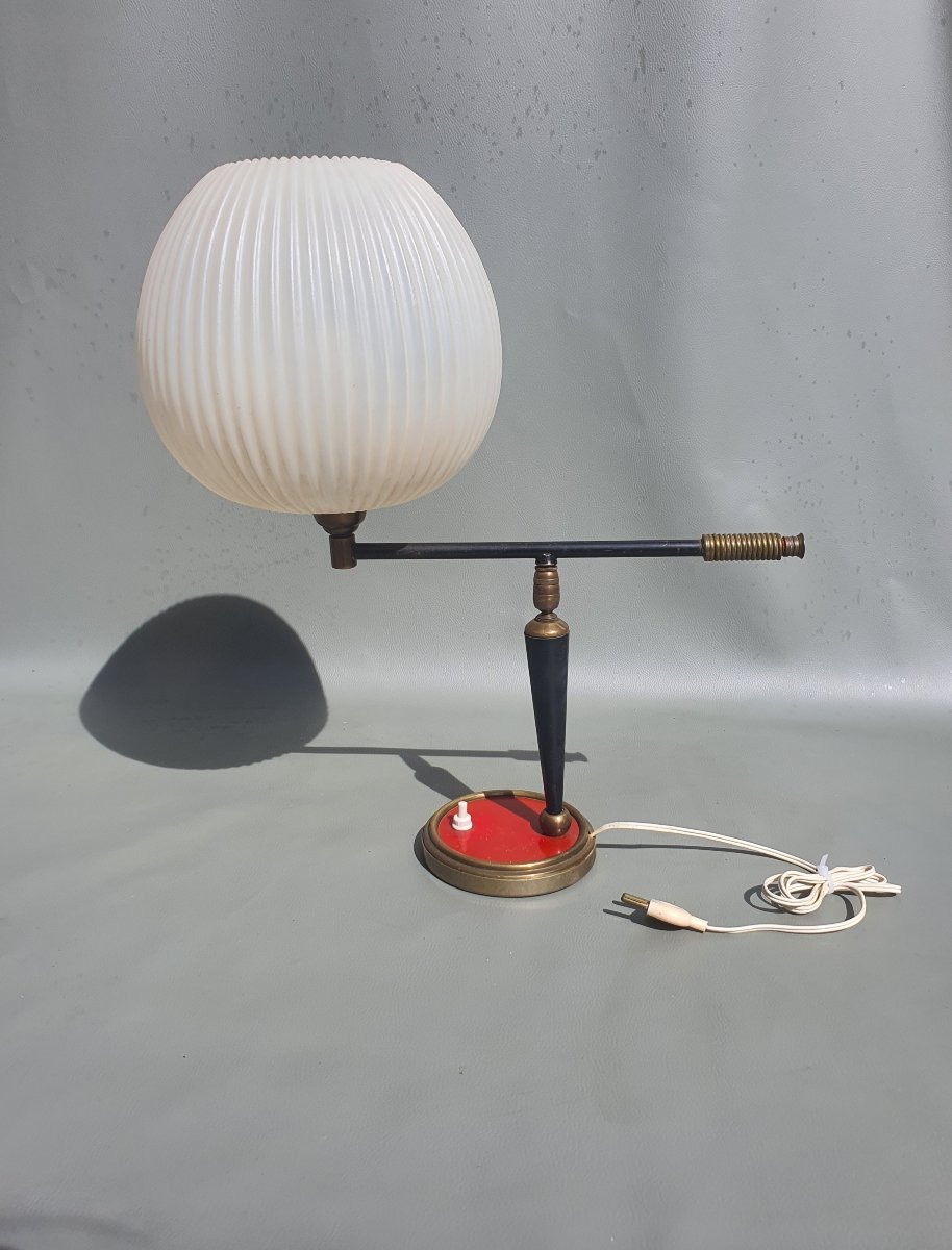 Vintage 1950s Lamp In The Rispal Style