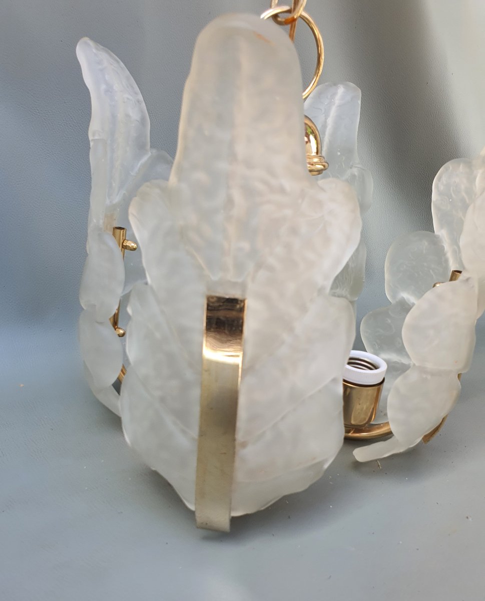 Lustre Murano feuilles par Carl Fagerlund.-photo-4