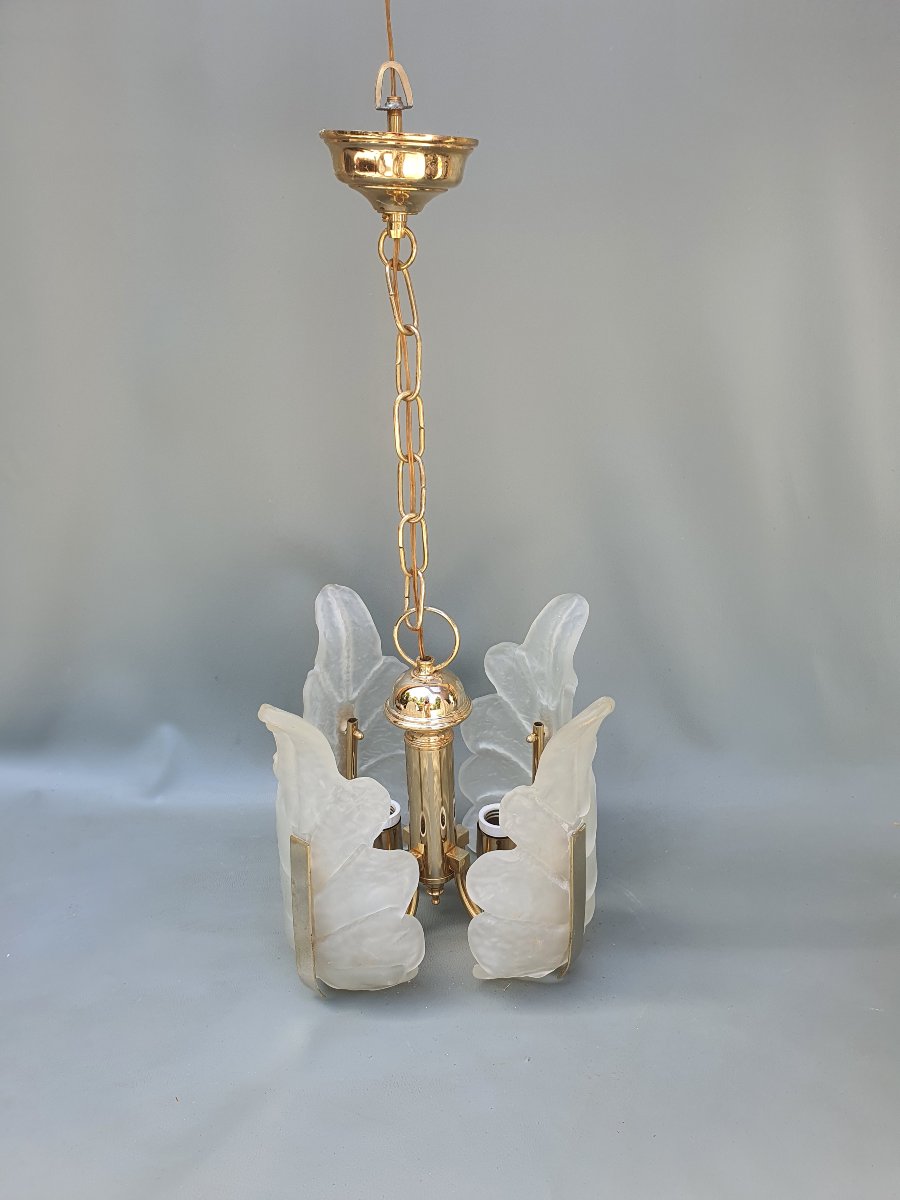 Lustre Murano feuilles par Carl Fagerlund.-photo-2
