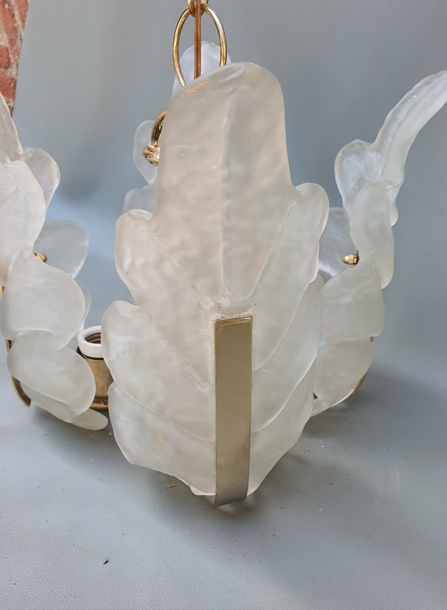 Lustre Murano feuilles par Carl Fagerlund.-photo-3