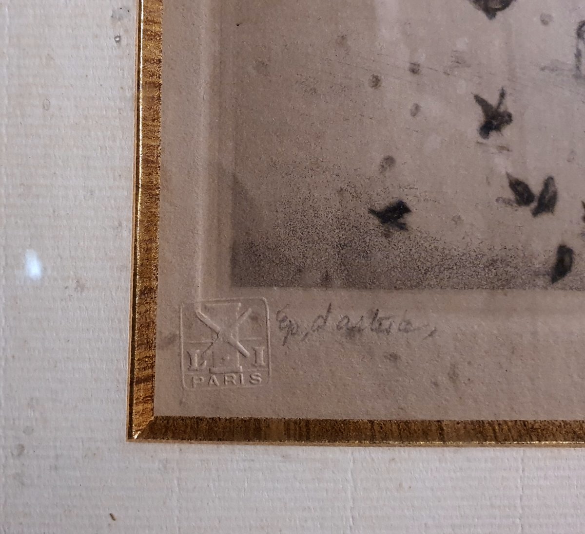 Tableau art déco  gravure épreuve d artiste, Louis Icart.-photo-3