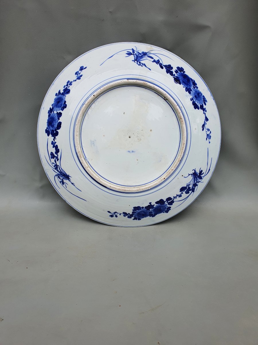 Grand plat Japon porcelaine Edo.-photo-4