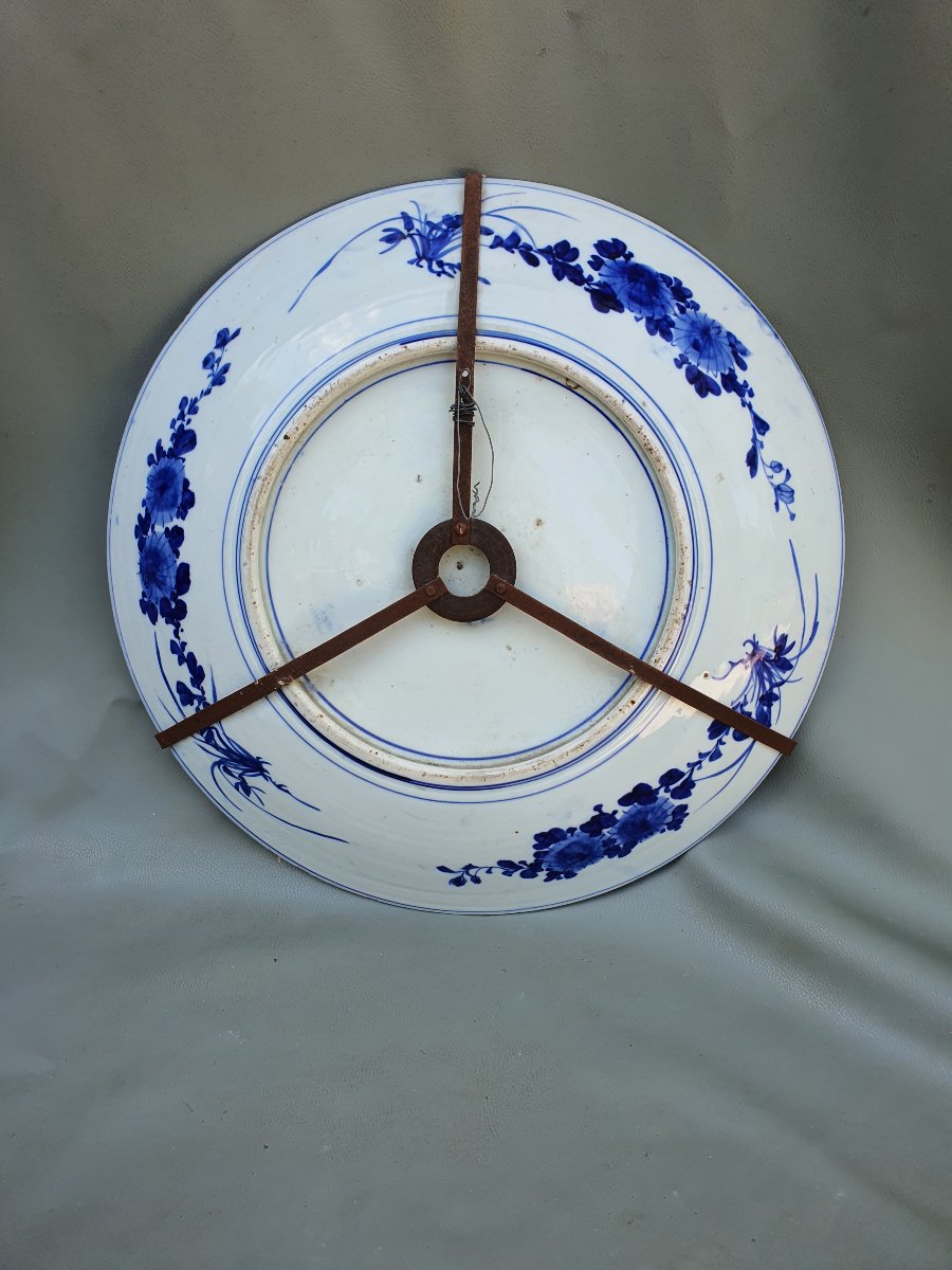 Grand plat Japon porcelaine Edo.-photo-2