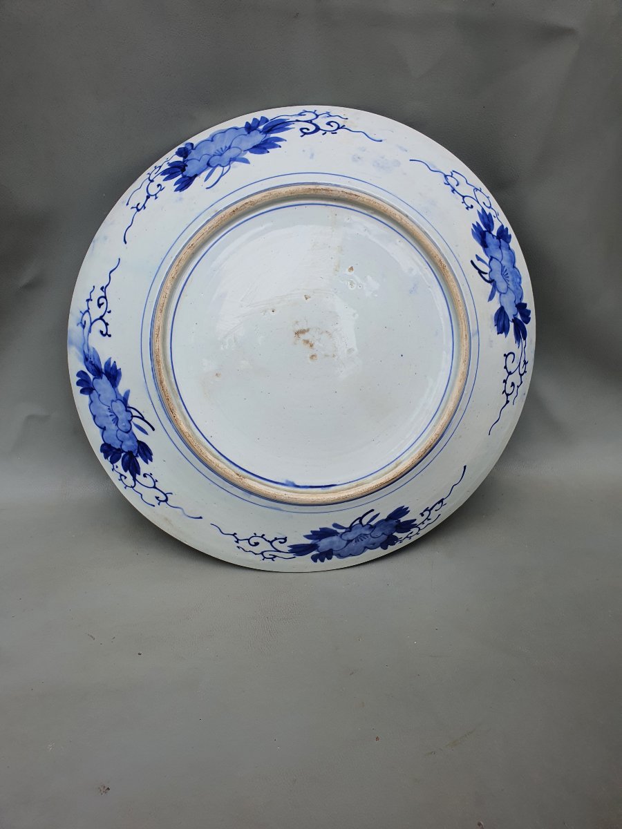 Grand plat en porcelaine Japon époque Edo.-photo-2