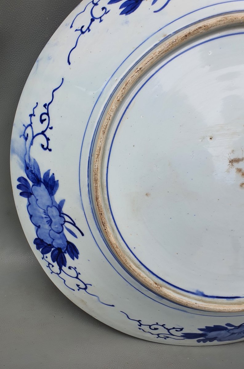 Grand plat en porcelaine Japon époque Edo.-photo-4