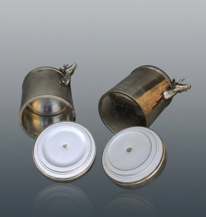 Pair Of Ice Buckets Or Bottle Holders, Hunting, Gabriella Crespi, Christian Dior-photo-3