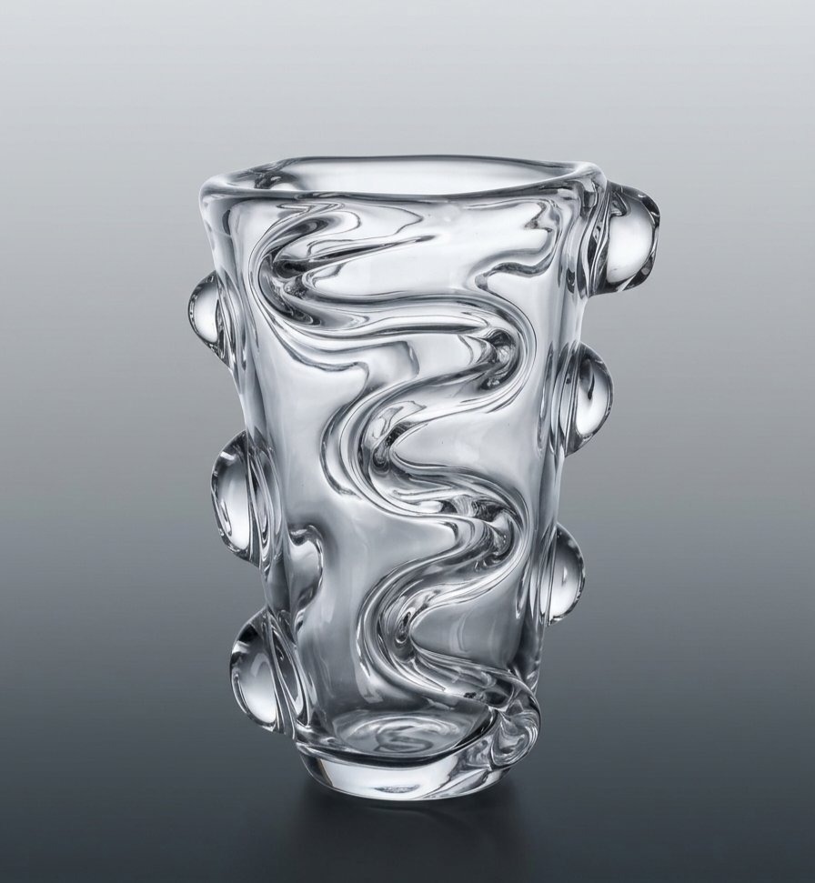 Grand vase cristal années 50 style Daum-photo-1