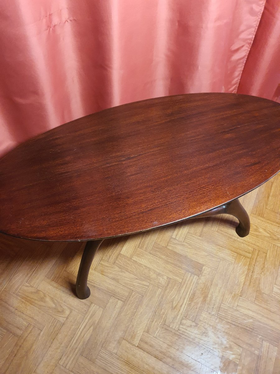 Table basse palissandre esprit Giuseppe Scapinelli-photo-4