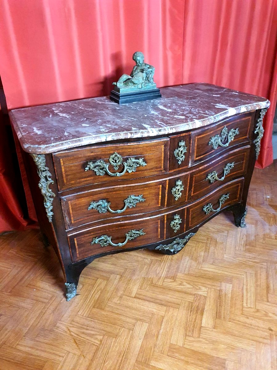 Commode époque Louis XV,  XVIII siècle -photo-3