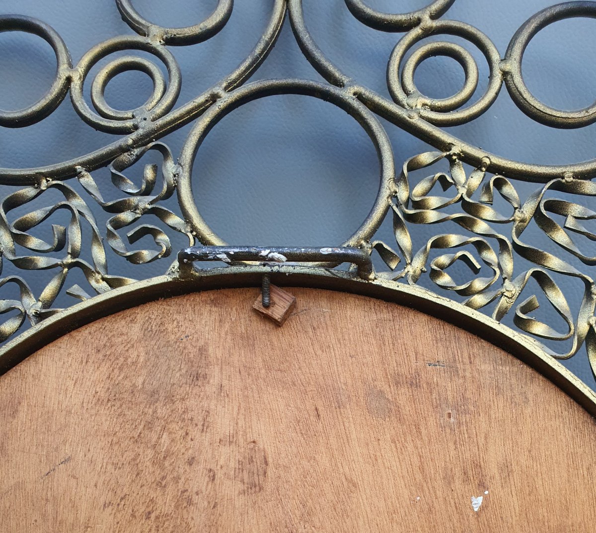 Miroir rocaille baroque style art déco. -photo-6