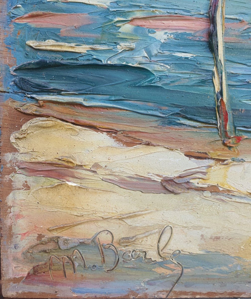 Martigues Seascape By Maurice Barle-photo-2