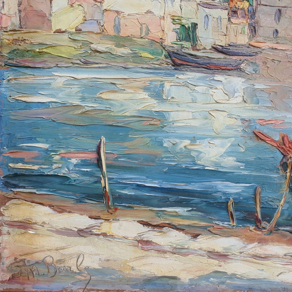 Martigues Seascape By Maurice Barle-photo-1