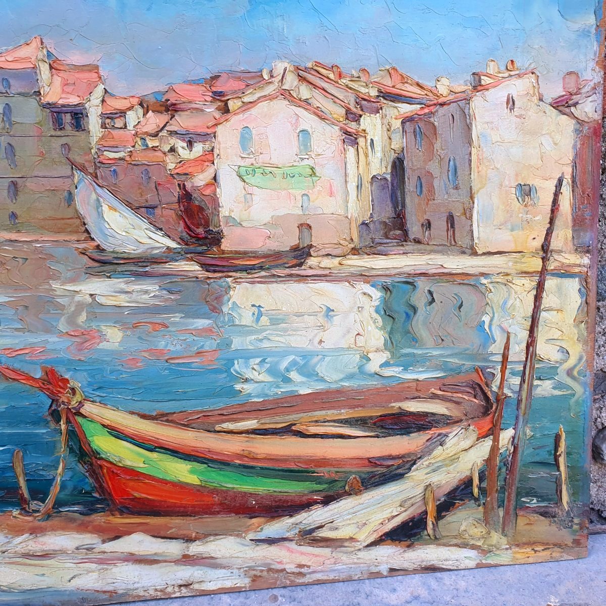 Martigues Seascape By Maurice Barle-photo-2