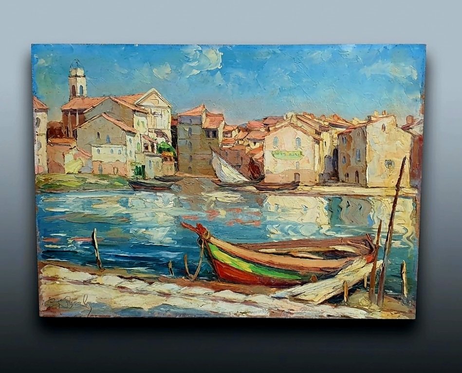 Martigues Seascape By Maurice Barle