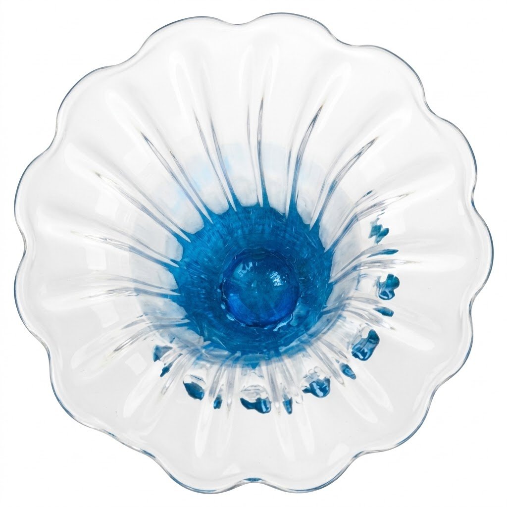 Vintage Crystal Vase Attributed To Daum-photo-3