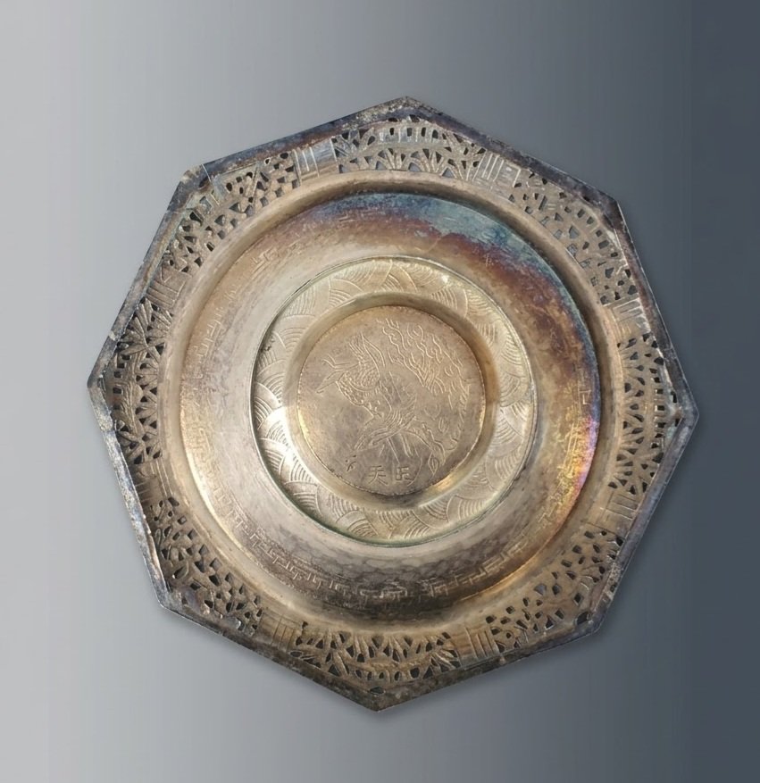 Service porcelaine argent Indochine Vietnam -photo-1