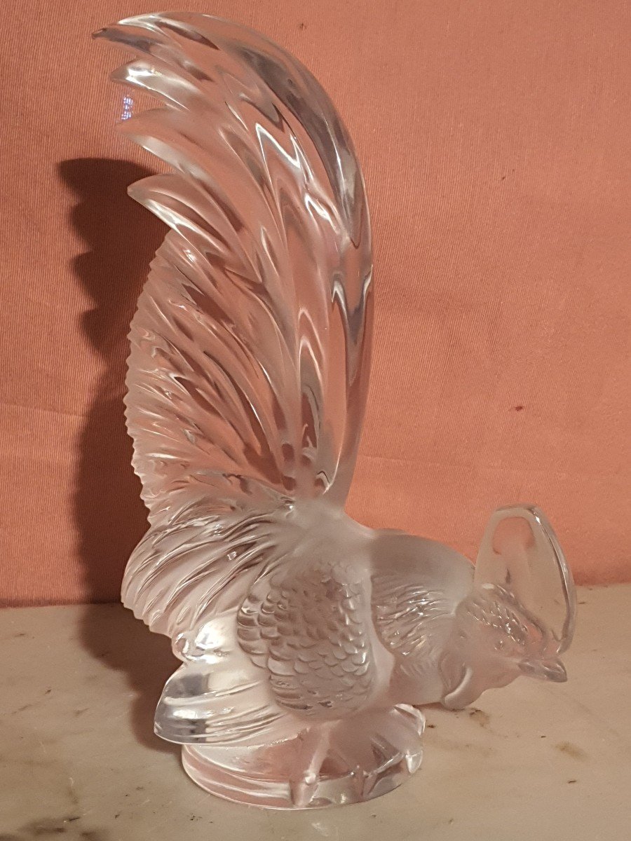 René Lalique, bouchon de radiateur, le coq nain. 