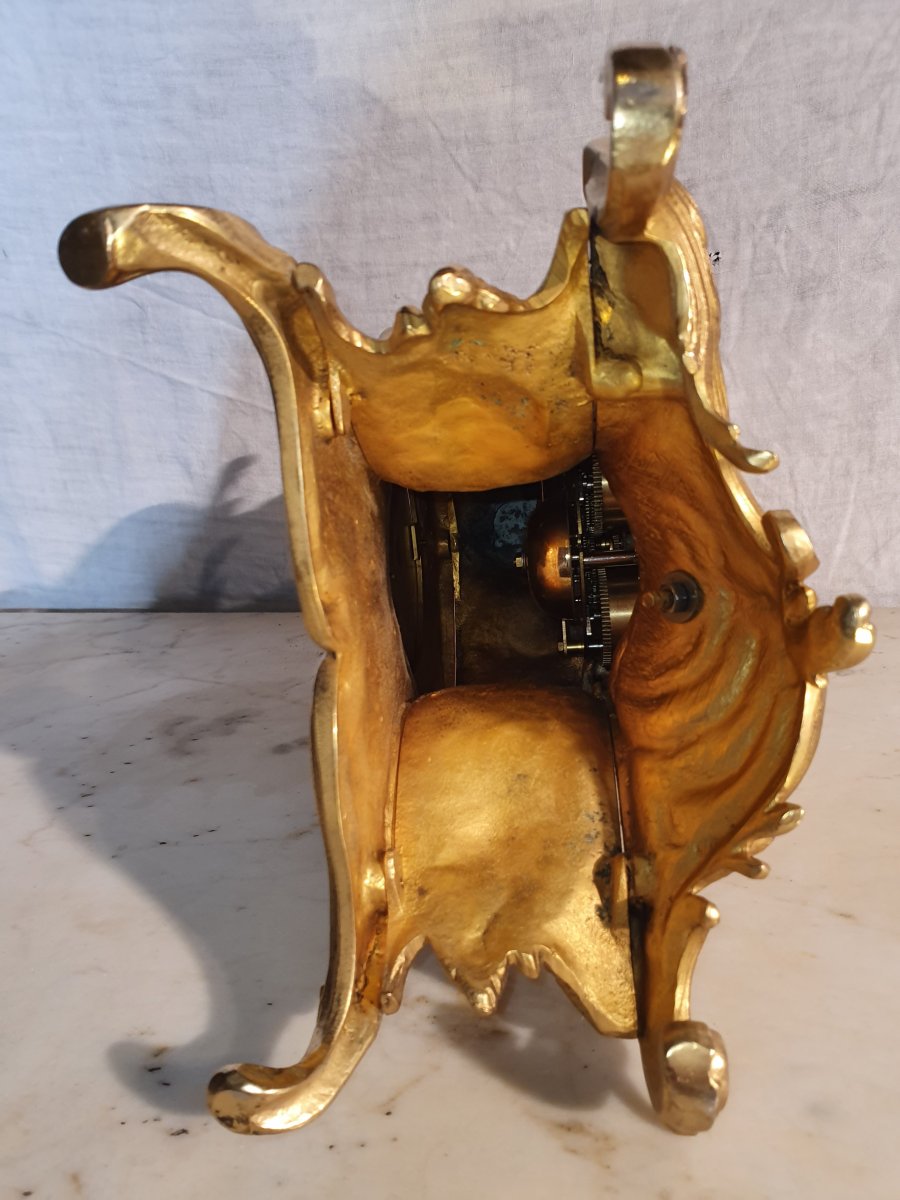Cartel Louis XV Bronze Doré -photo-3