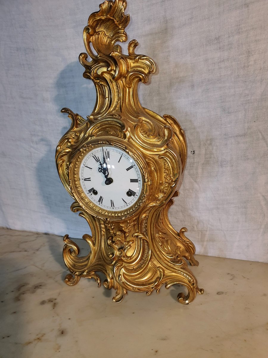Cartel Louis XV Bronze Doré 