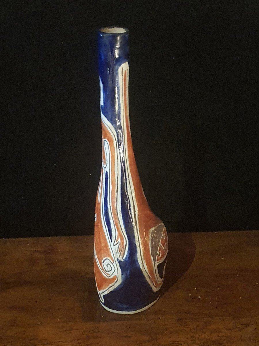 Vase Picasso,Deruta,faïence. -photo-2