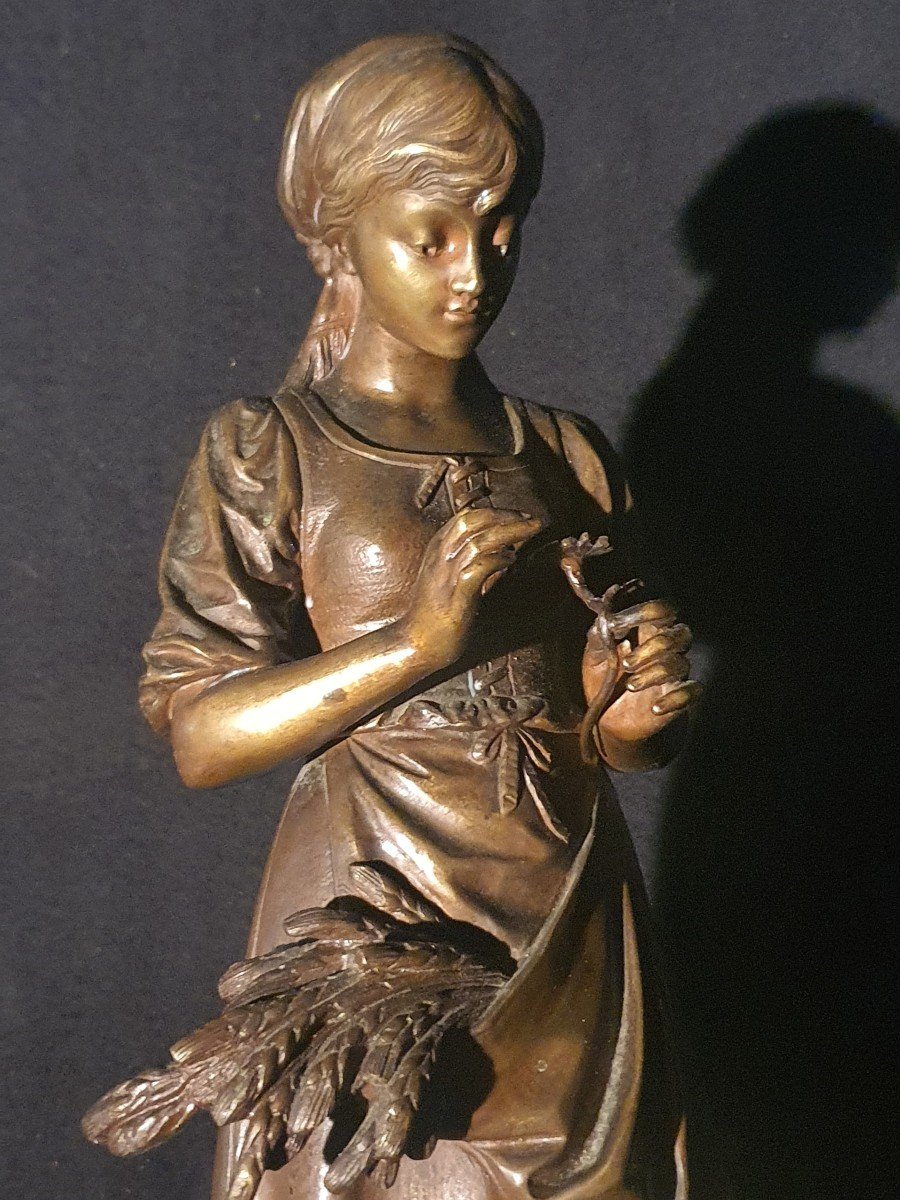 XIX Century Sculpture Bronze By  E Bouret.-photo-4