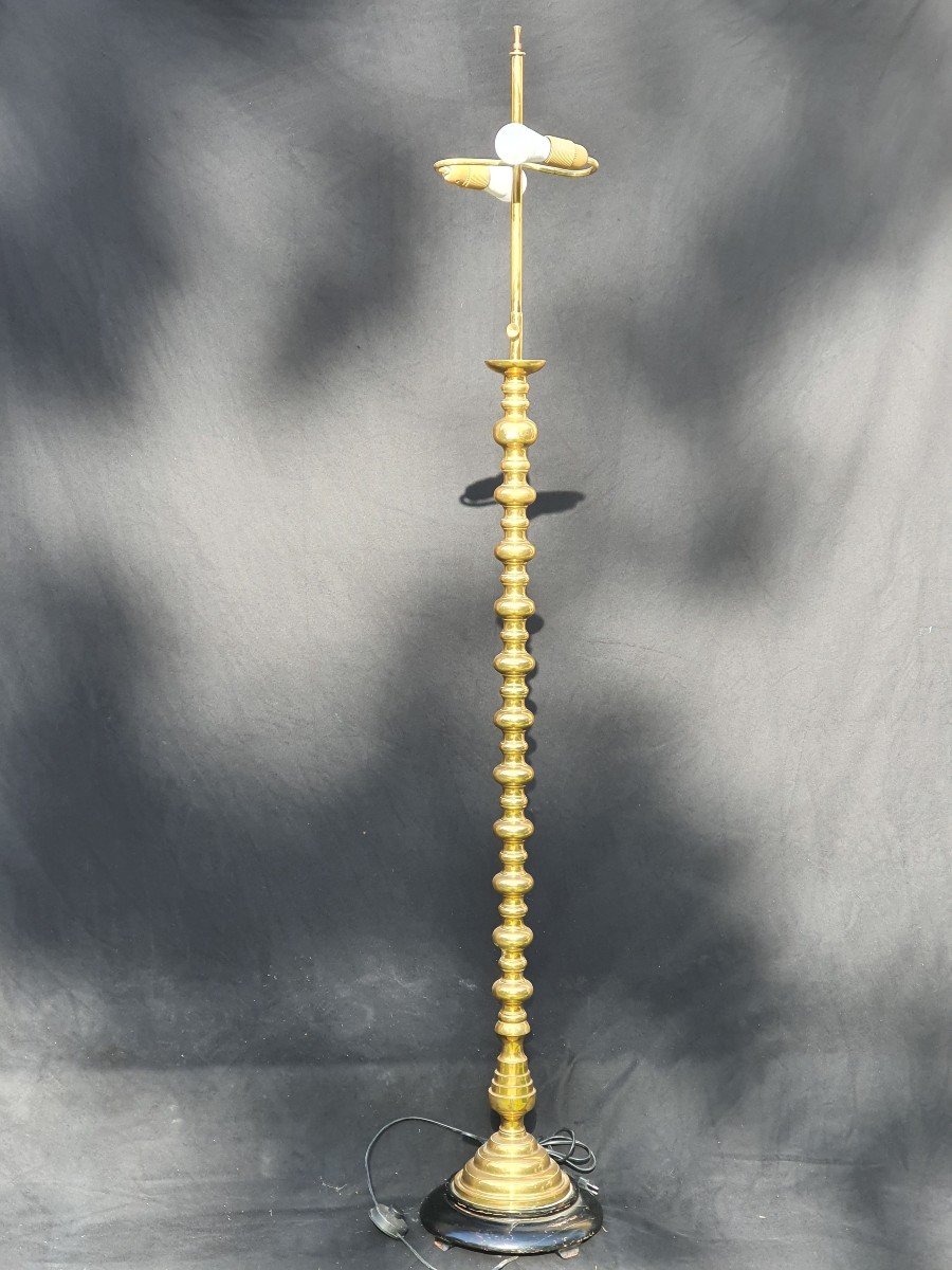 Lampadaire Bronze Laiton 1950