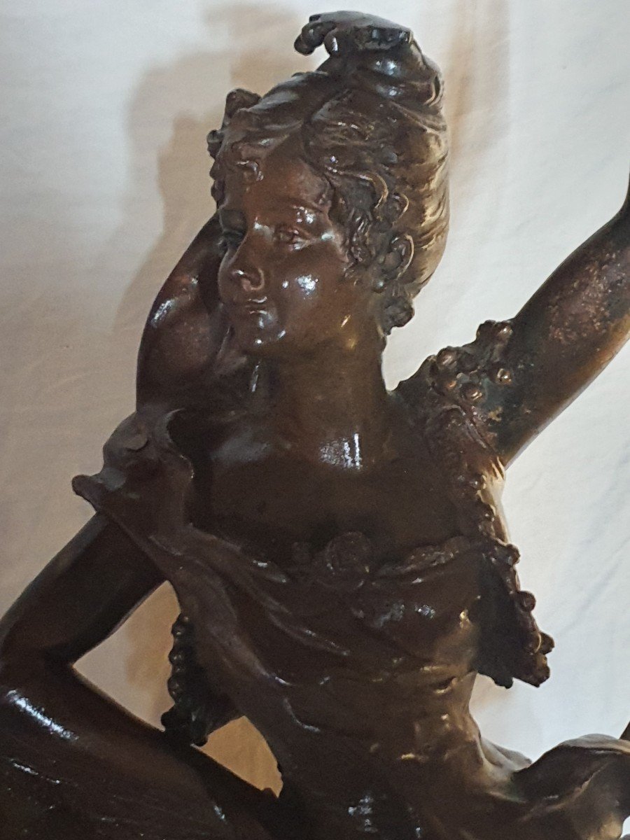 Bronze XIX,danseuse,Carmen par A Collé.-photo-1