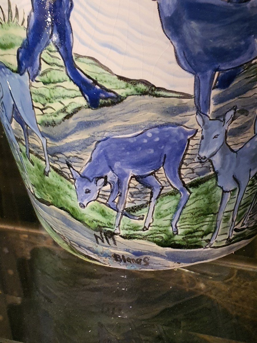 Art Deco Vase Dlg Keramis Boch-photo-3