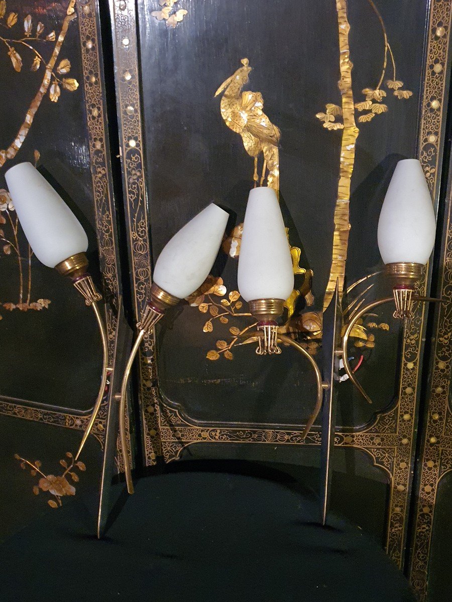 Pair Of Wall Lamps Maison Arlus