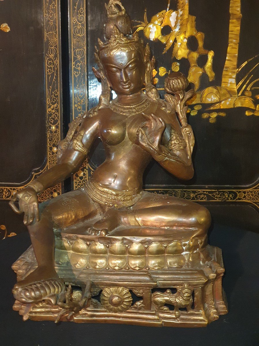 Bouddha Bronze,Tara.